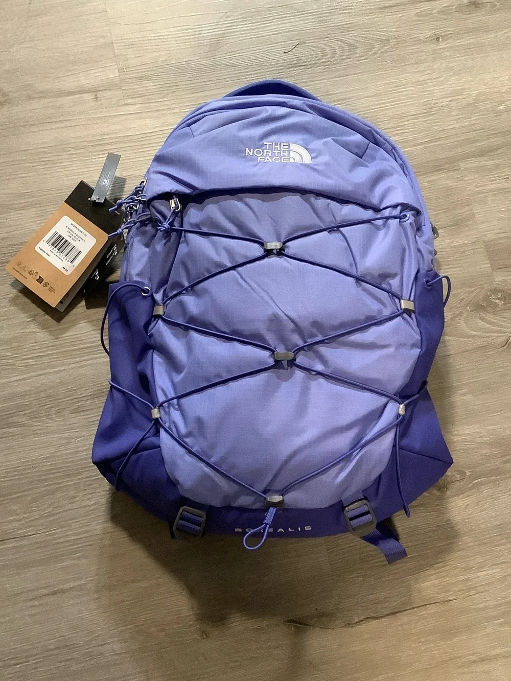 The North Face virtual blue Borealis backpack NWT